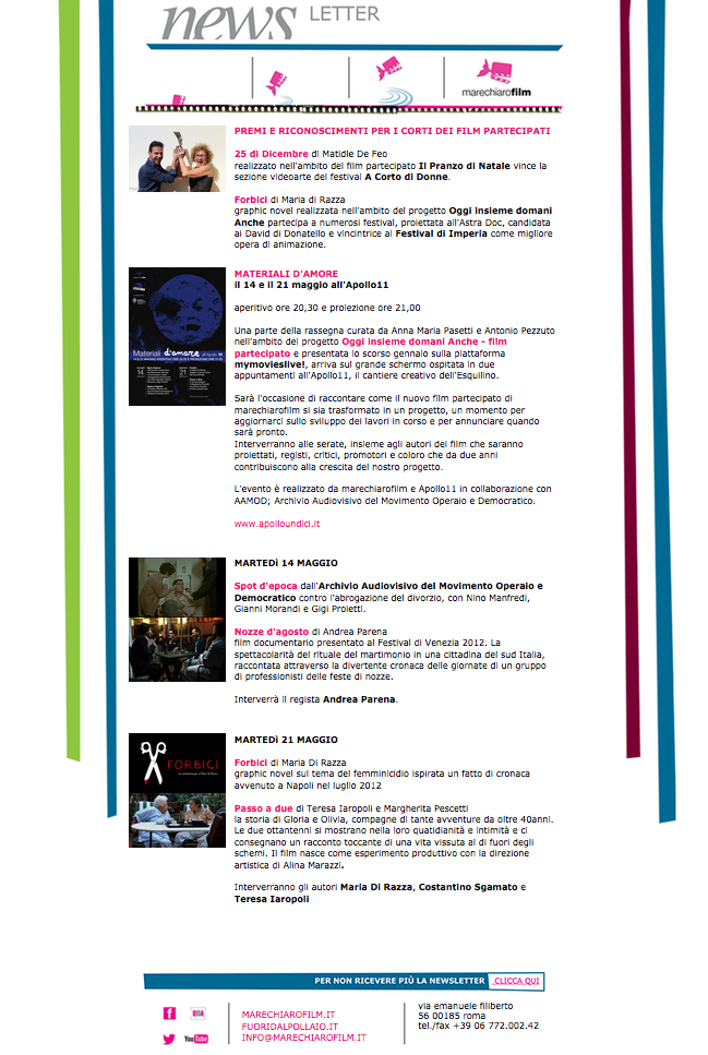 Newsletter MAGGIO 2013