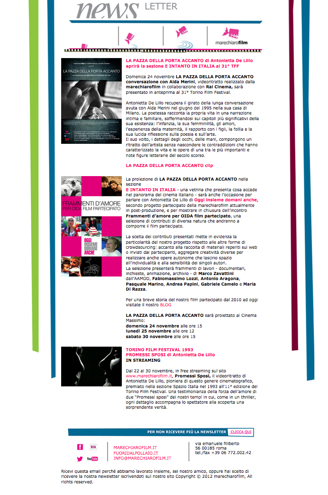 Newsletter NOVEMBRE 2013
