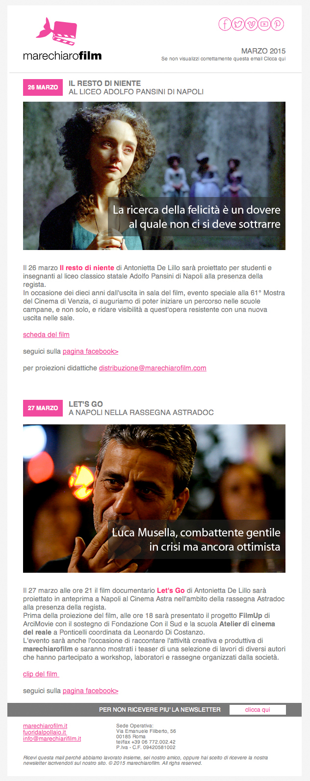 newsletter marzo 2015